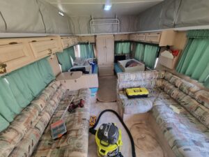 Caravan interior